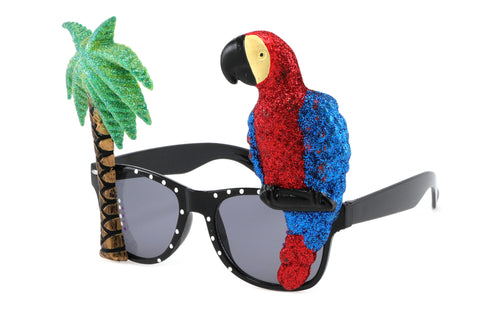 P21 - PALM & PARROT (12 PCS)